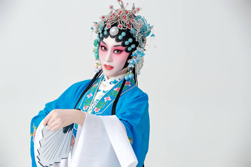 国粹戏曲京剧昆曲青衣旦角形象的女性演员