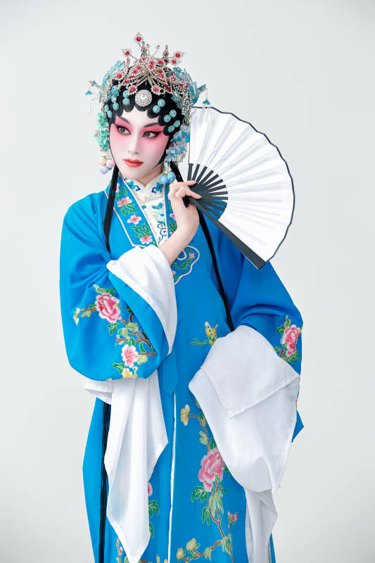 国粹戏曲京剧昆曲青衣旦角形象的女性演员