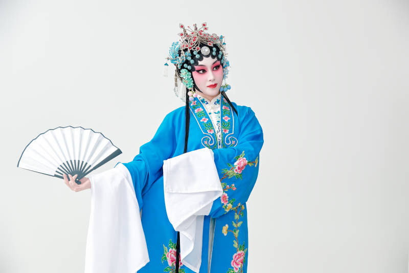 国粹戏曲京剧昆曲青衣旦角形象的女性演员