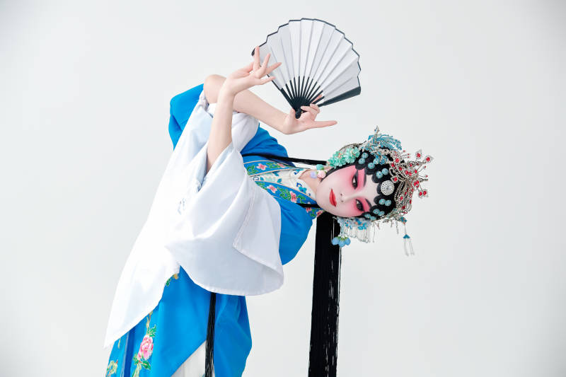 国粹戏曲京剧昆曲青衣旦角形象的女性演员