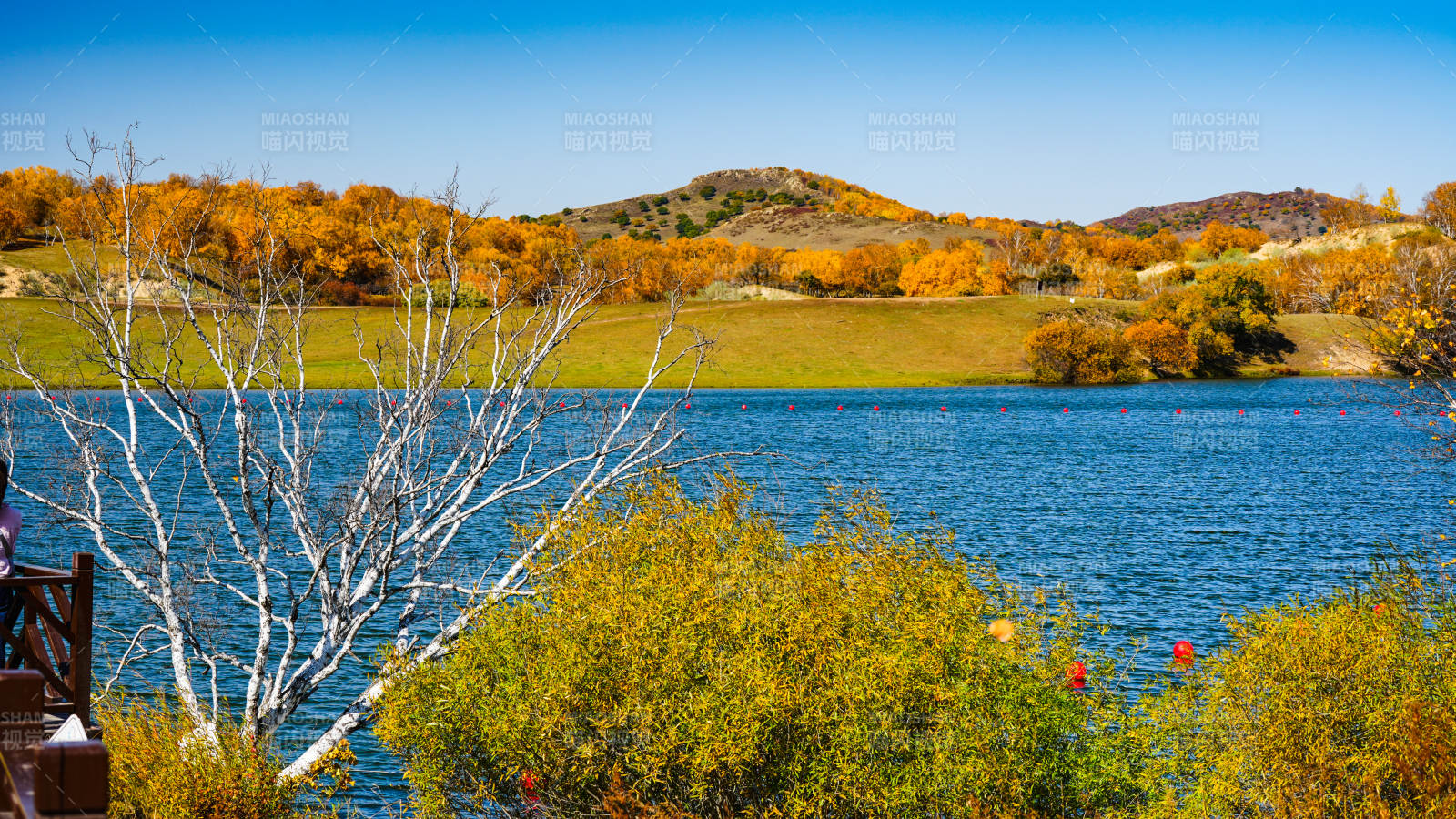 烏蘭布統公主湖秋日美景