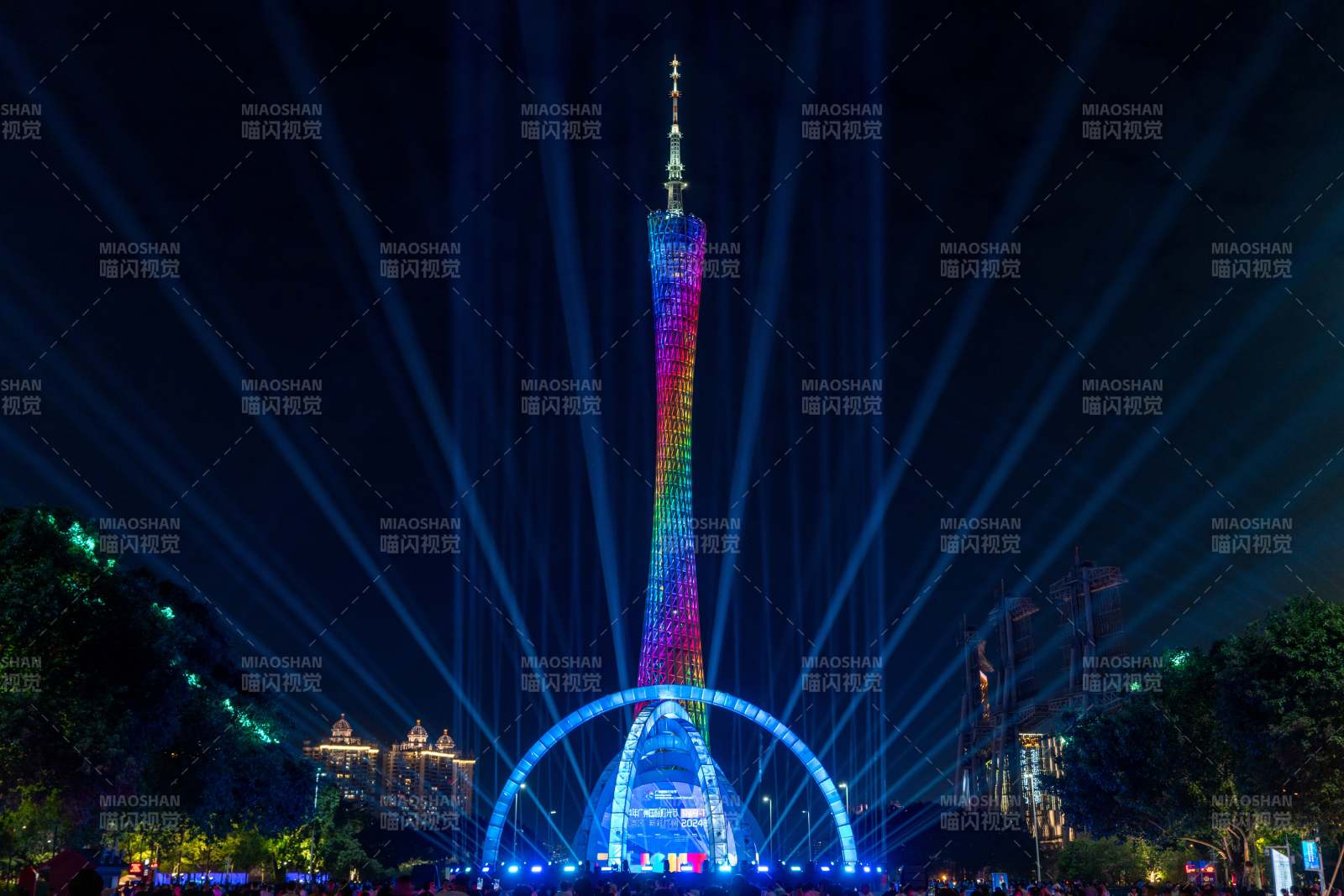 廣州塔夜景燈光秀