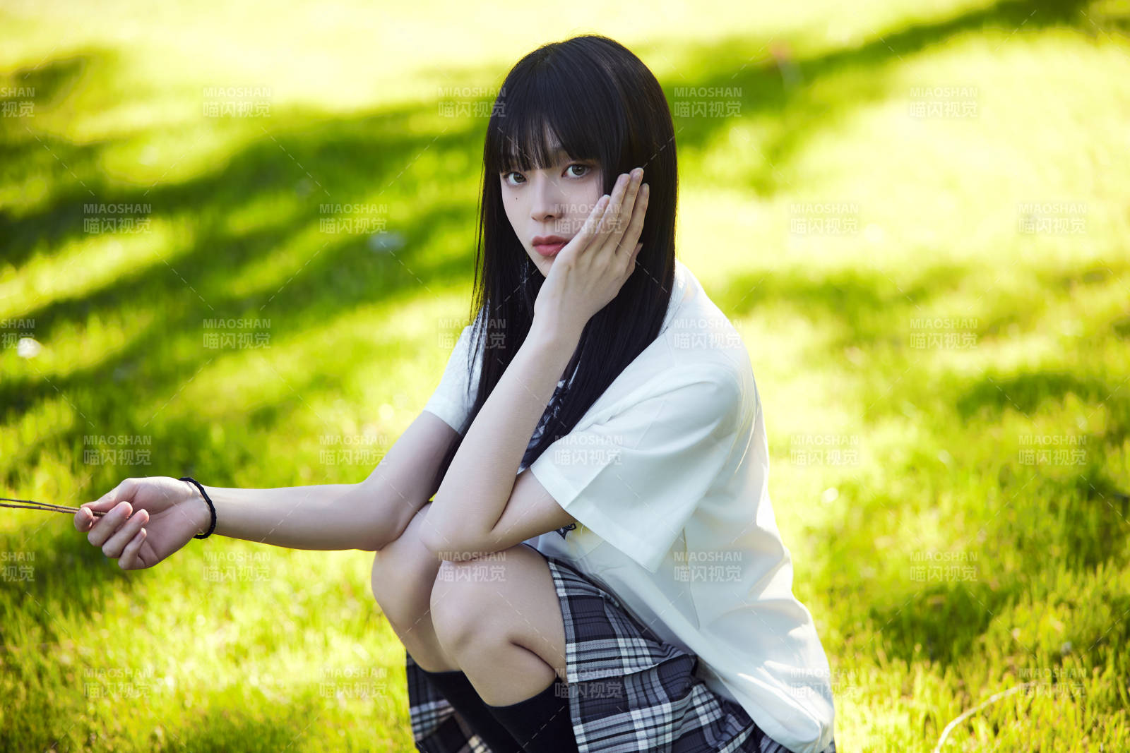 穿着日系JK制服的亚洲少女