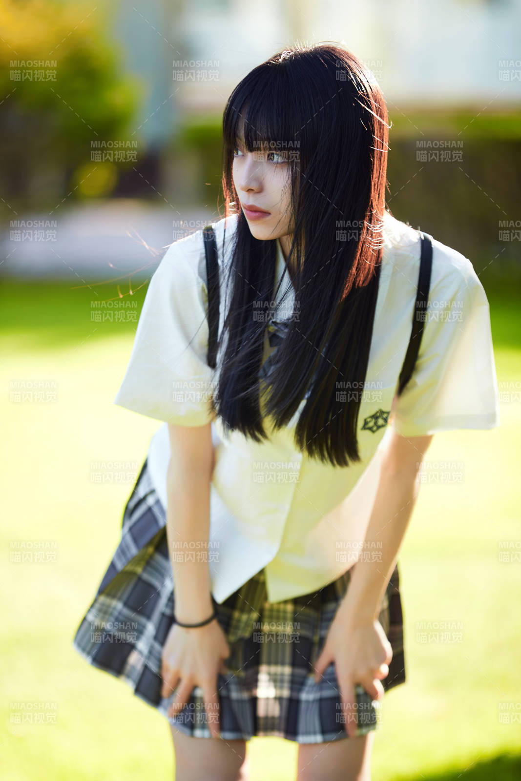 穿着日系JK制服的亚洲少女