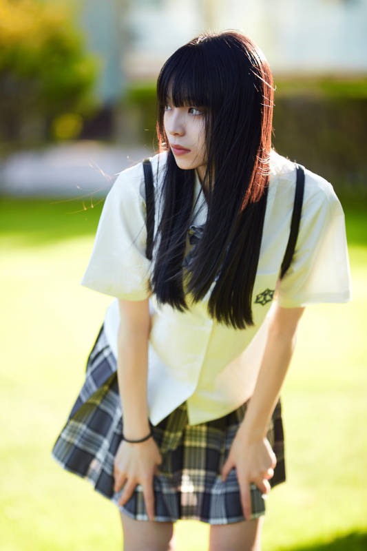 穿着日系JK制服的亚洲少女