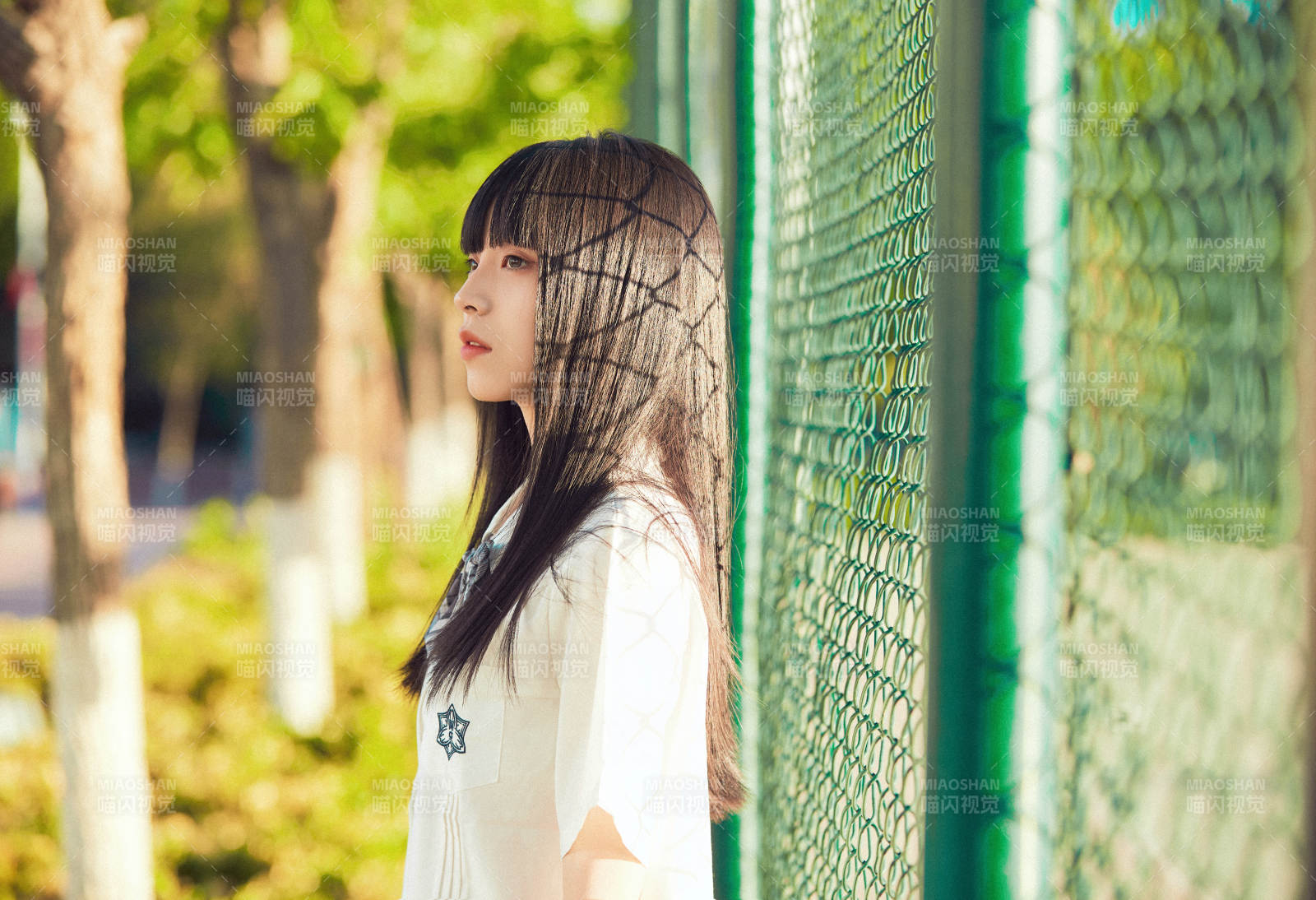 穿着日系JK制服的亚洲少女