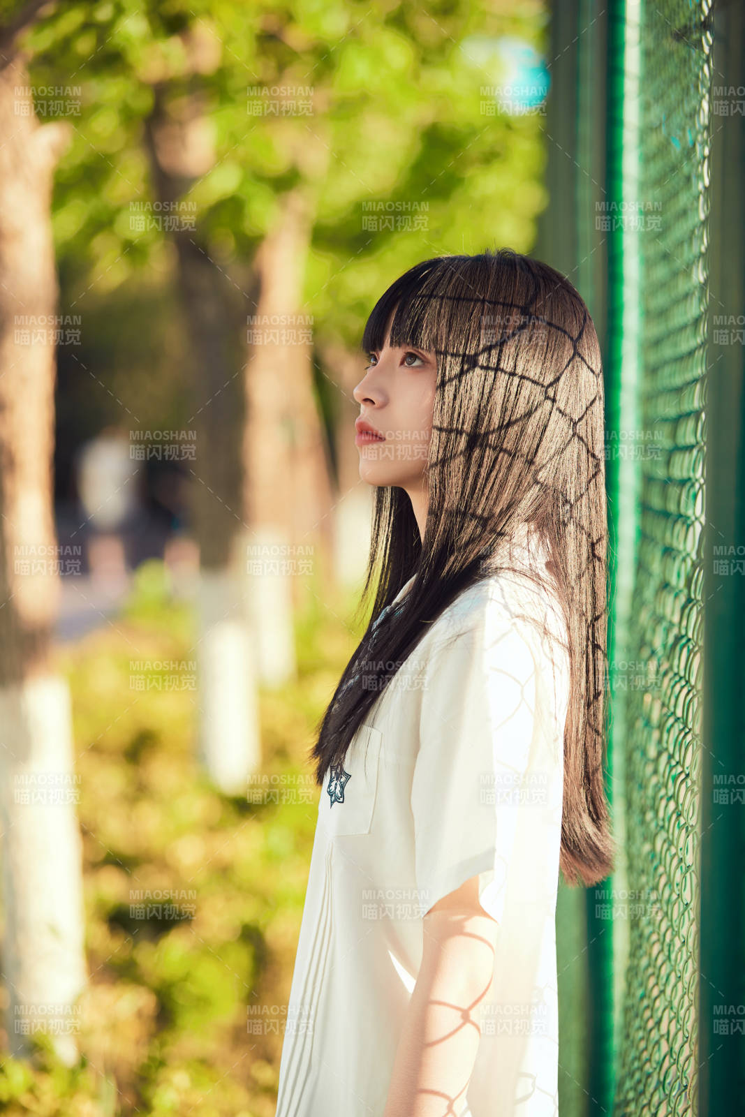 穿着日系JK制服的亚洲少女