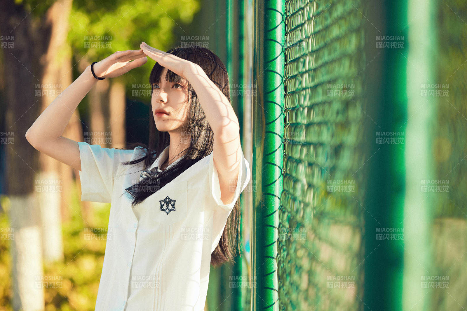 穿着日系JK制服的亚洲少女