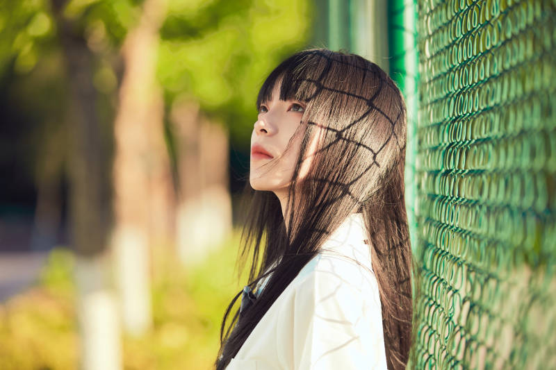 穿着日系JK制服的亚洲少女