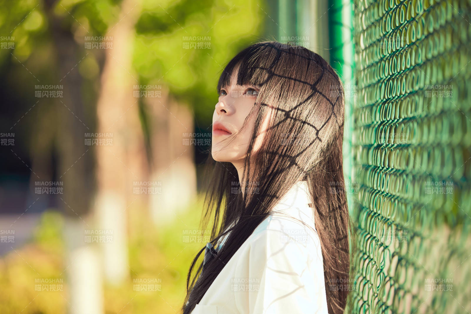 穿着日系JK制服的亚洲少女