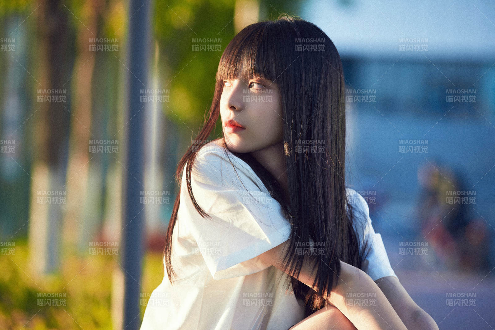 穿着日系JK制服的亚洲少女