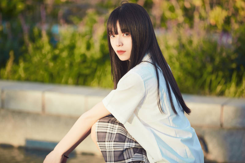 穿着日系JK制服的亚洲少女