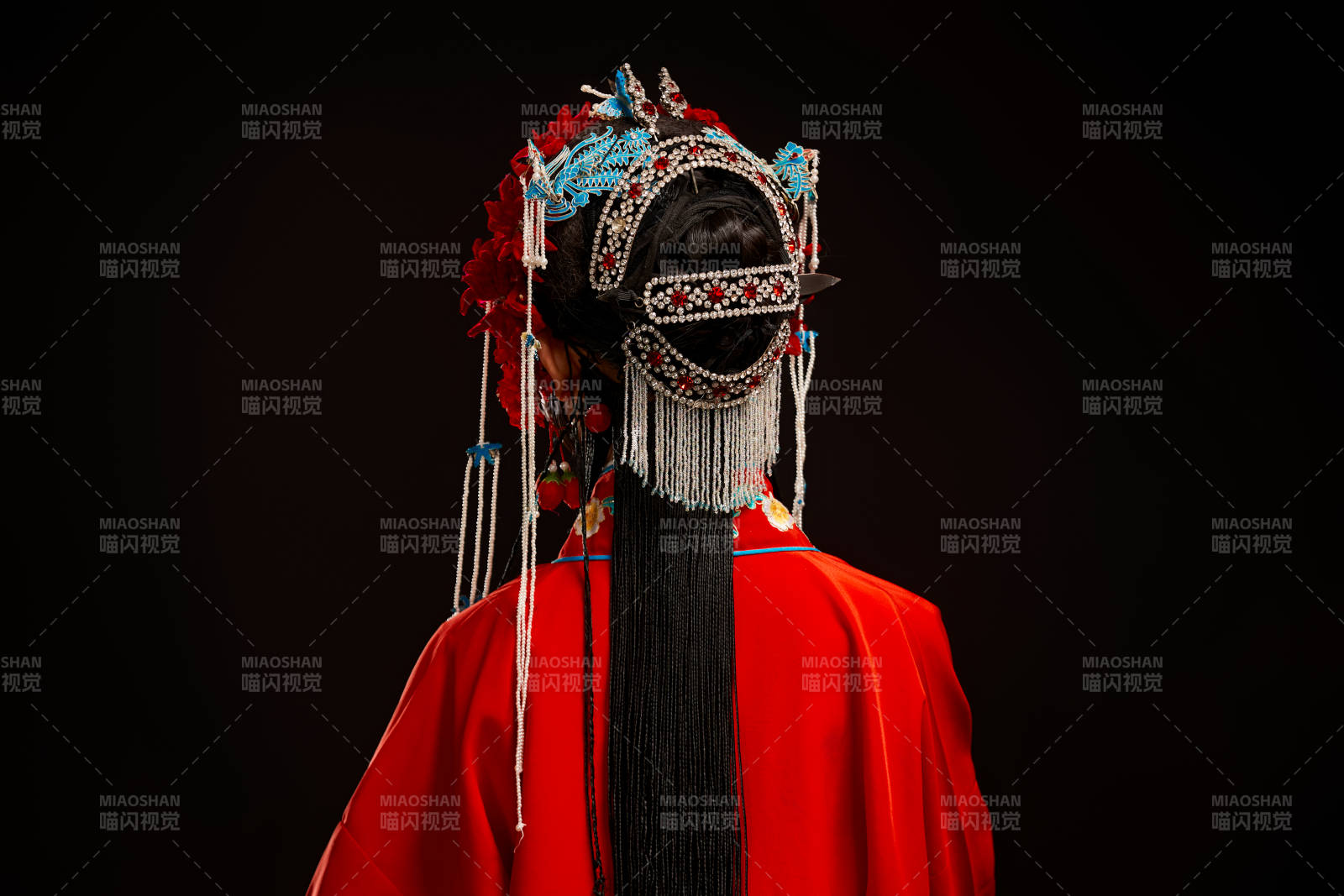 国粹戏曲京剧昆曲青衣旦角形象的中国少女