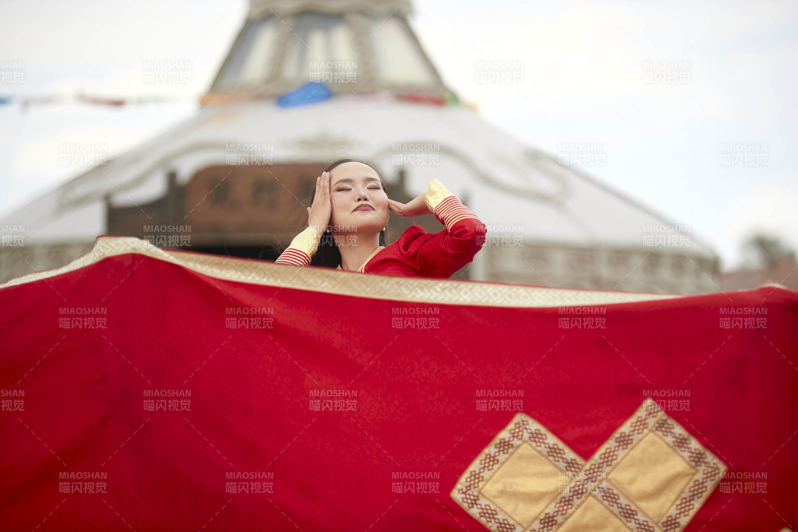 草原上的传统蒙古族婚礼仪式