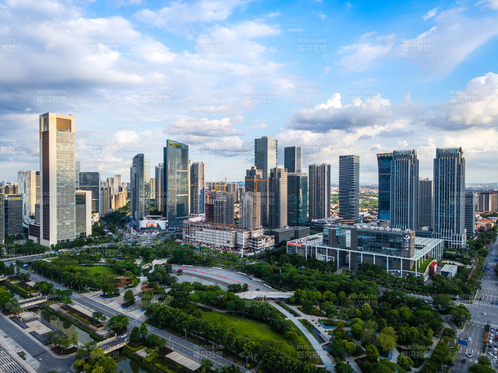 城市天際線美景