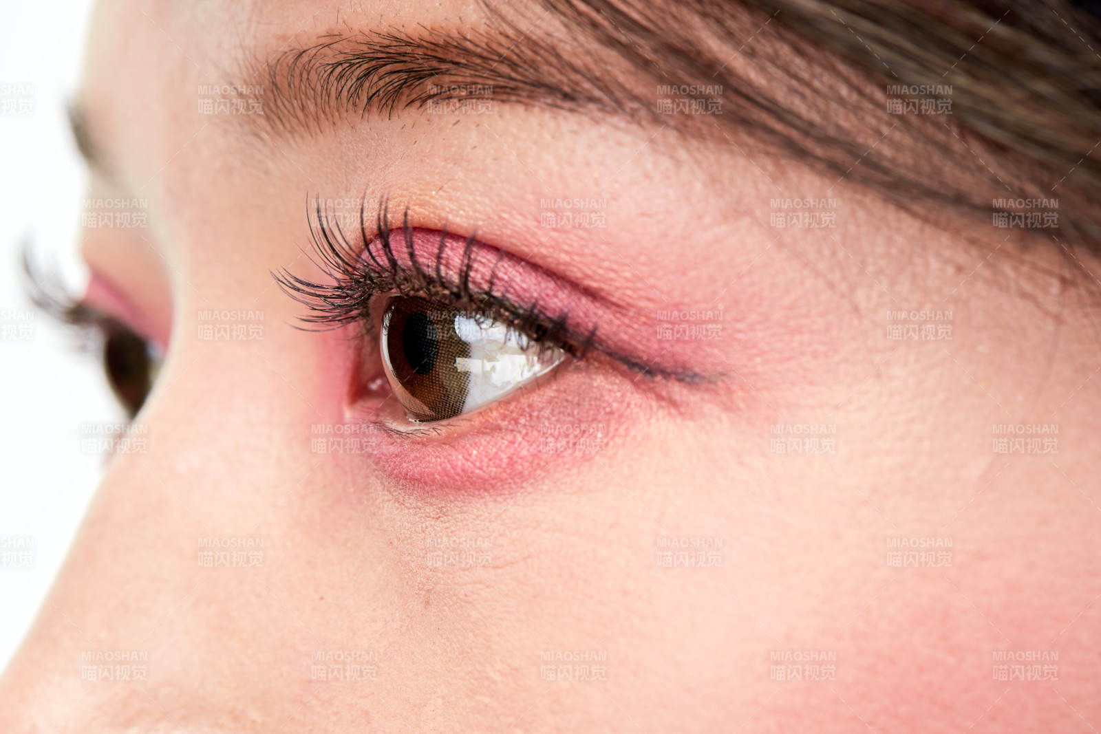 美麗的女孩眼睛局部特寫細(xì)節(jié)