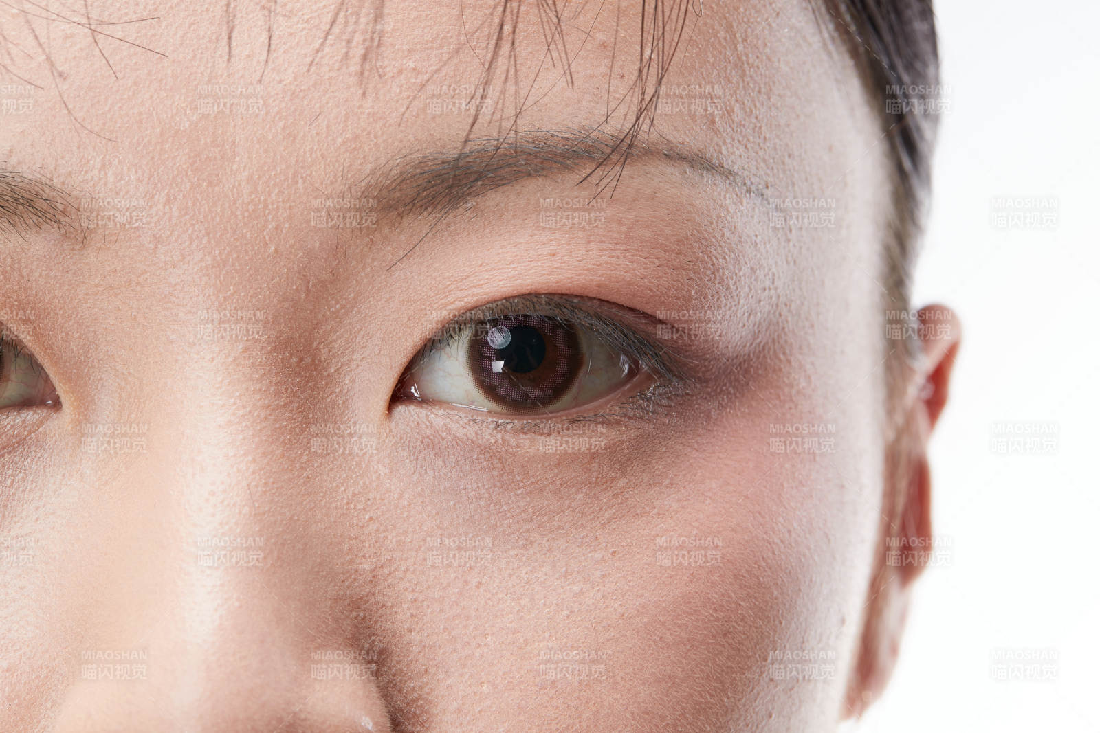 美麗的女孩眼睛局部特寫細節(jié)