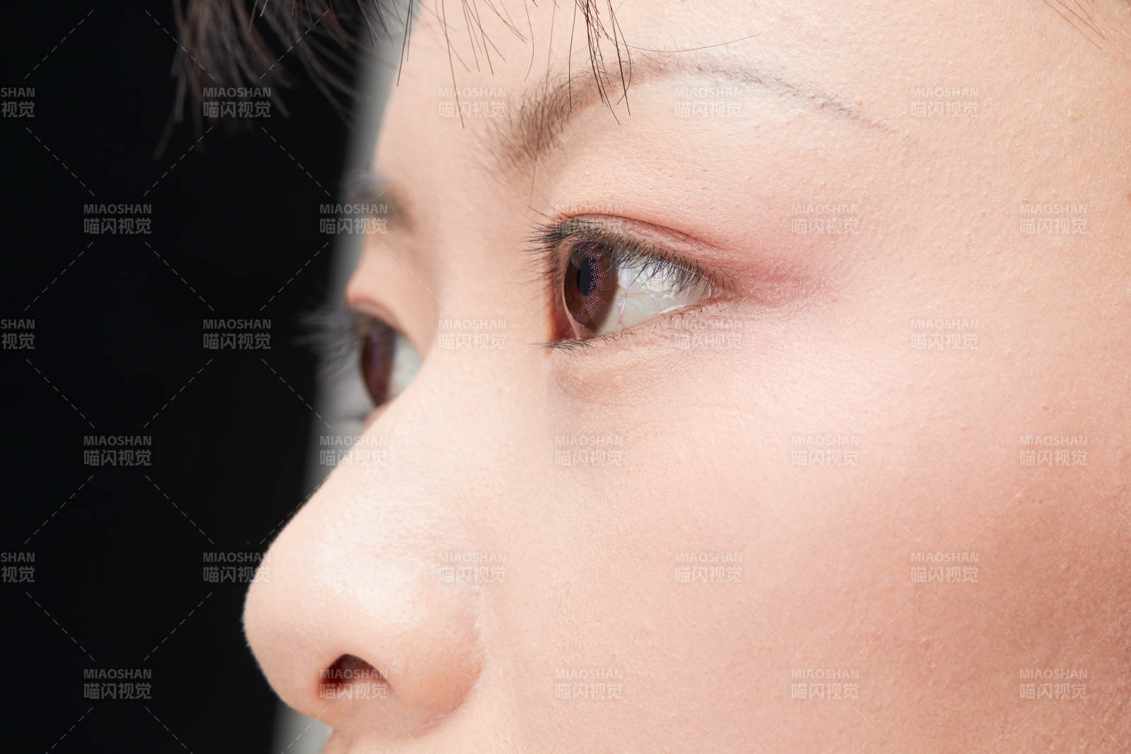 美麗的女孩眼睛局部特寫細節(jié)