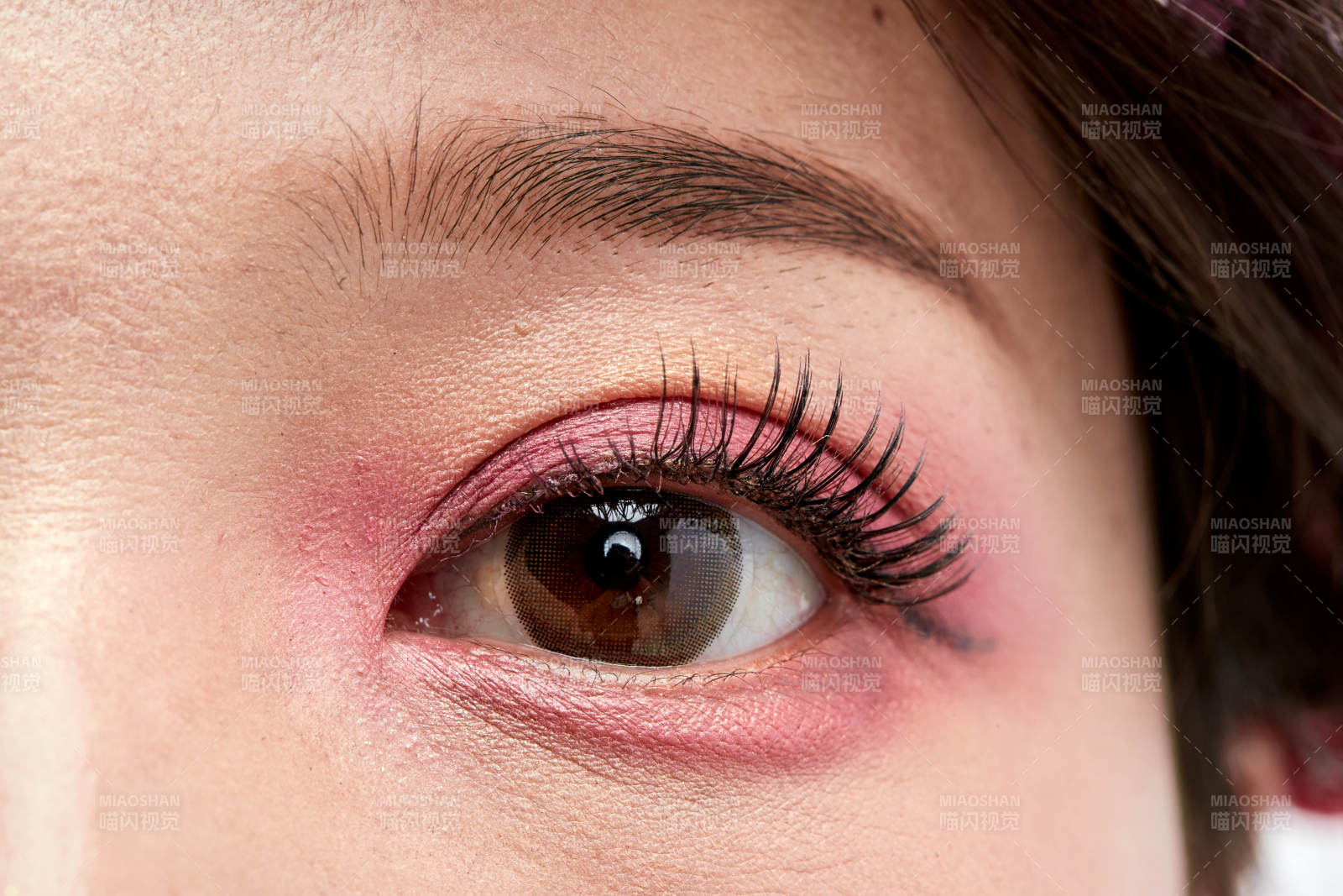 美麗的女孩眼睛局部特寫細(xì)節(jié)