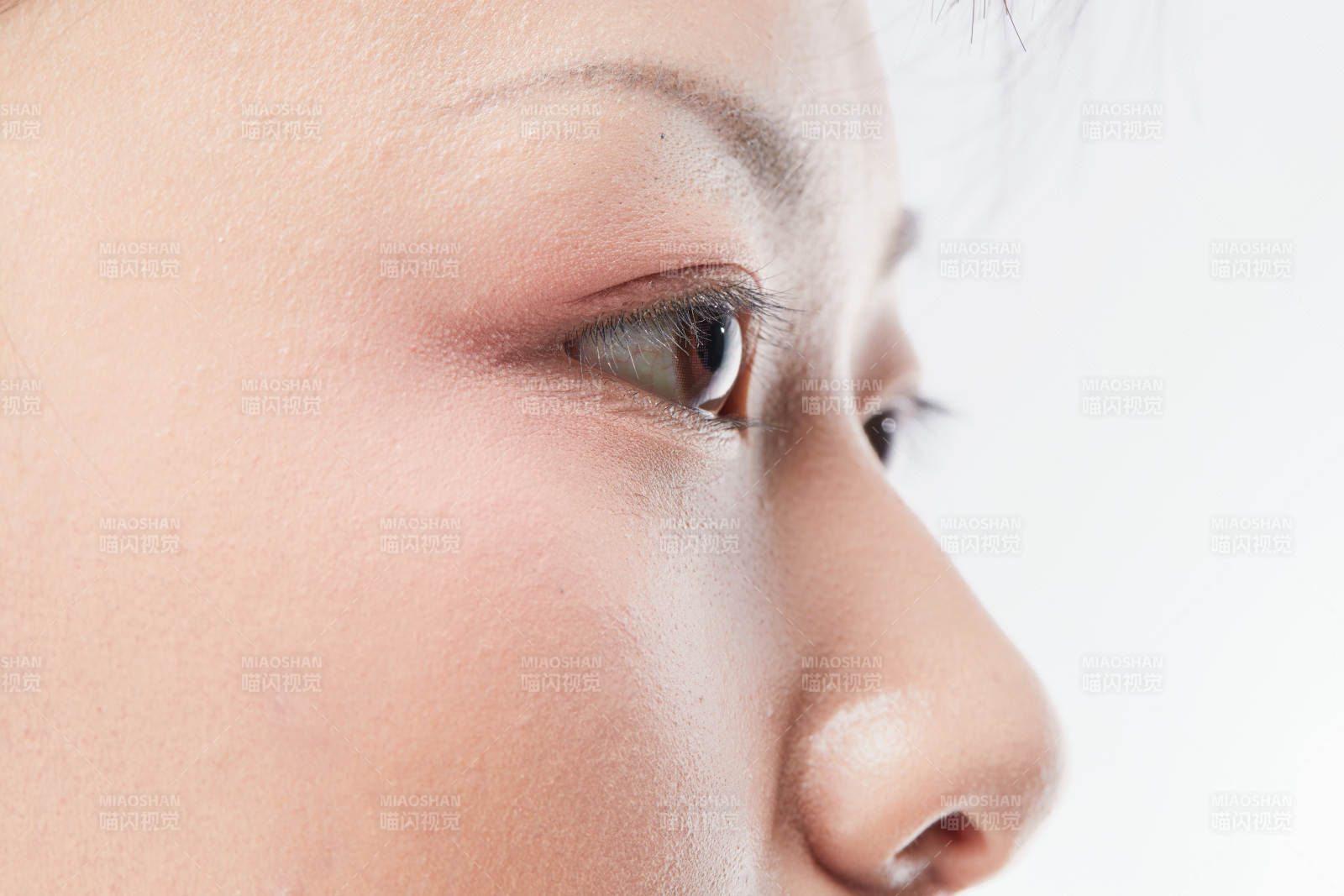 美麗的女孩眼睛局部特寫細(xì)節(jié)