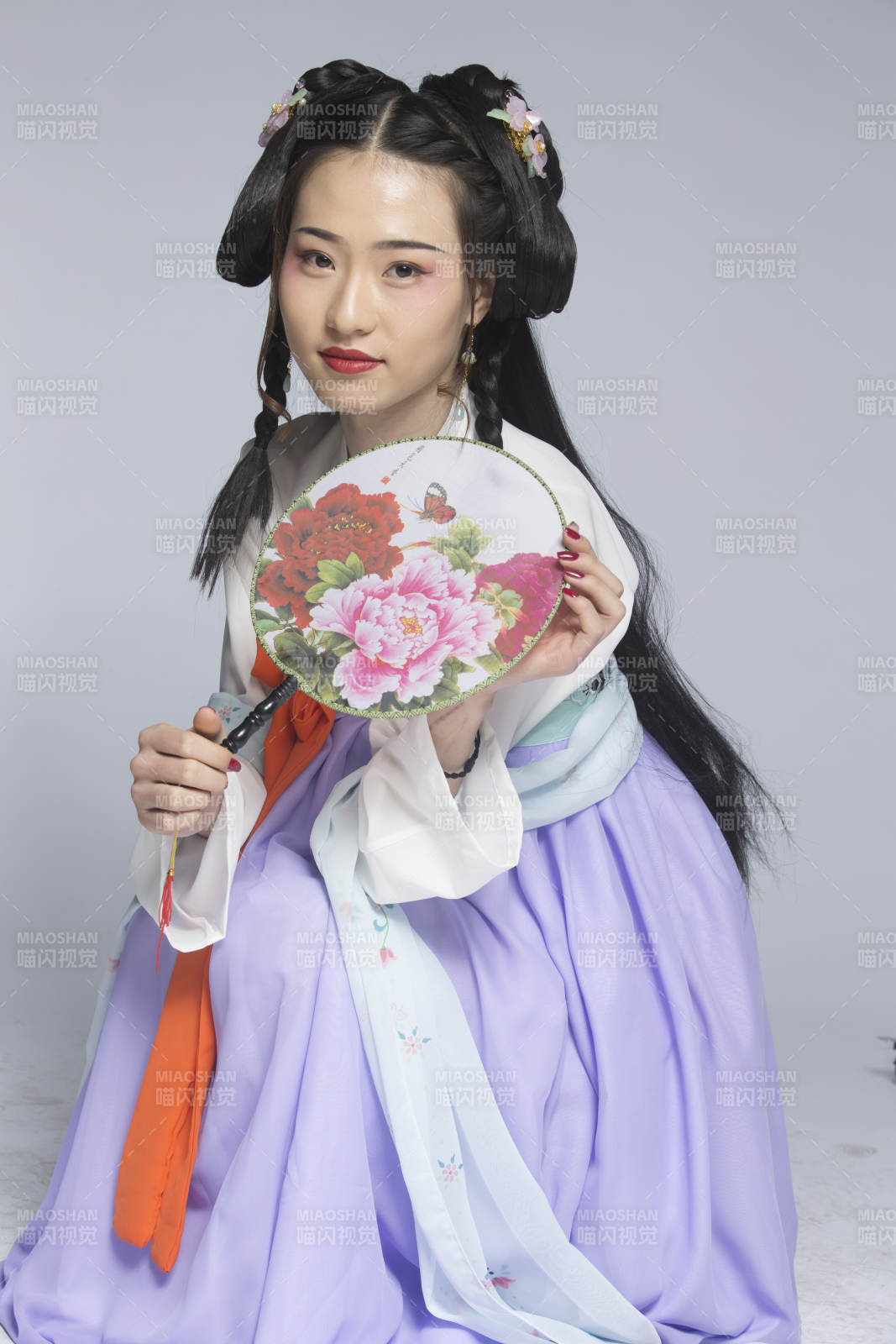 漢服風(fēng)韻人像棚拍漢服少女