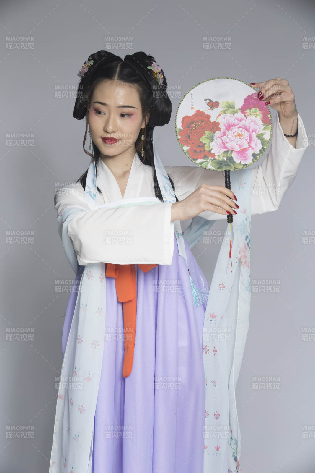 漢服風(fēng)韻人像棚拍漢服少女