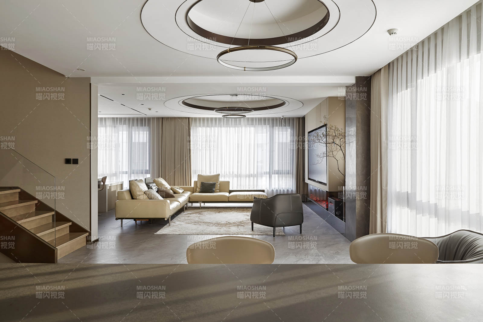 現代簡約客廳設計