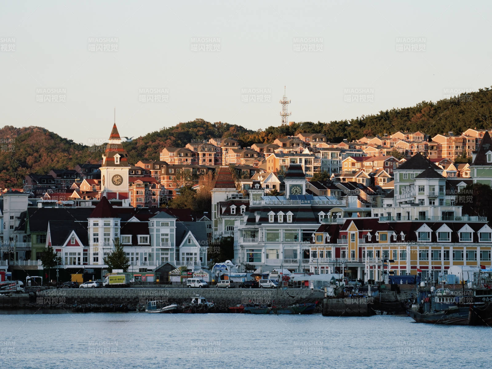 海濱小鎮風光