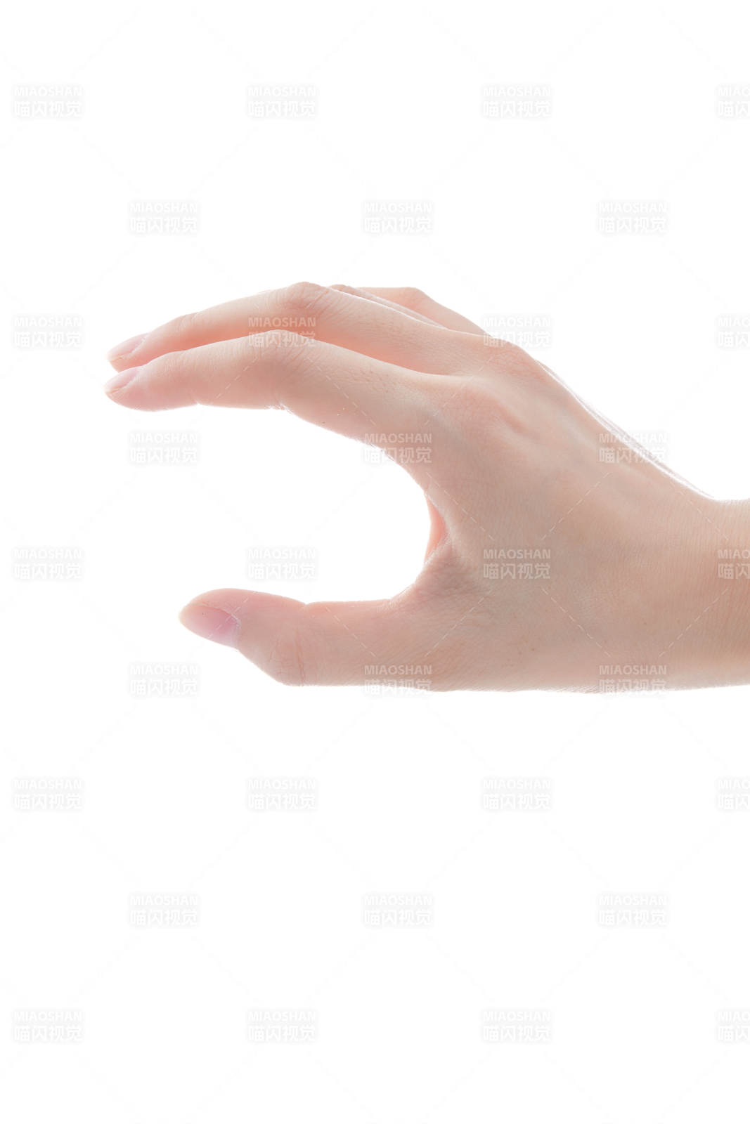 纤细柔美的女性手部特写