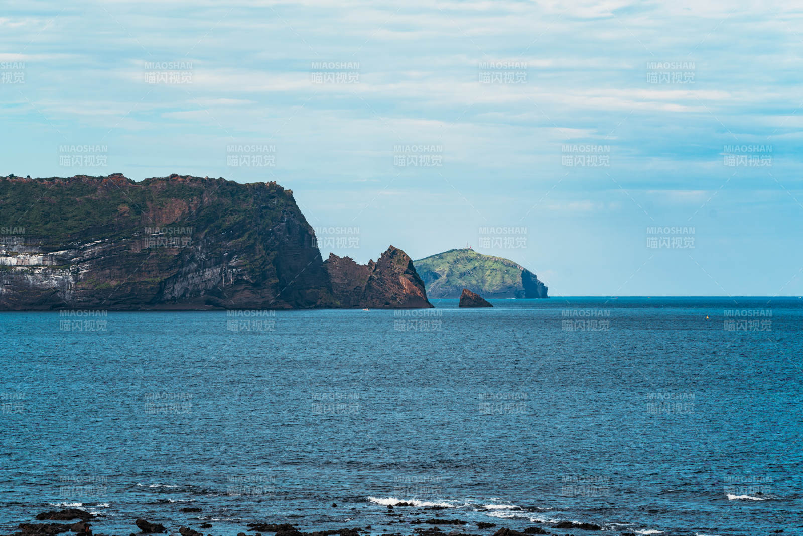 韩国济州岛涉地可支海岸景观