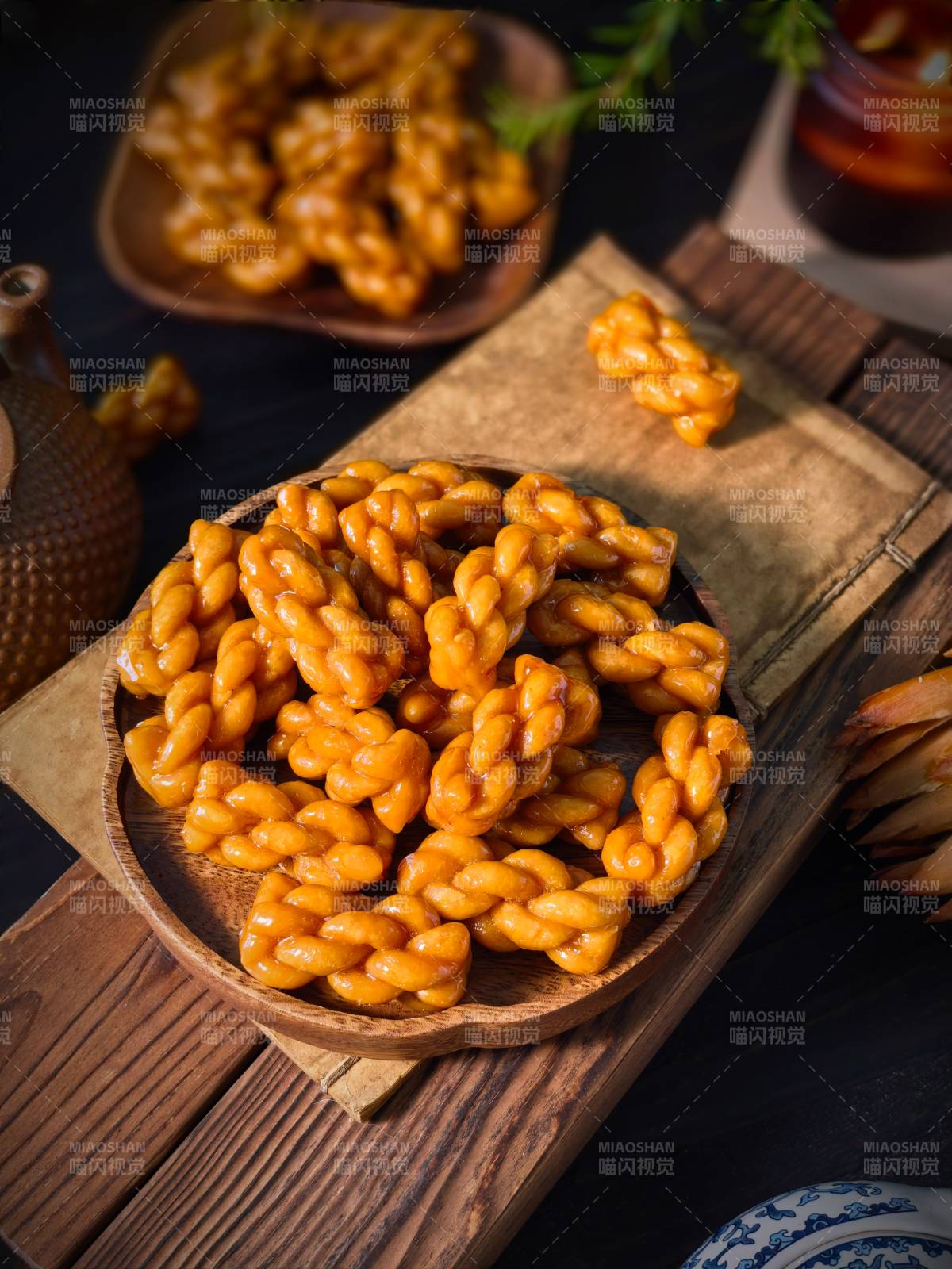 金黄麻花诱人香