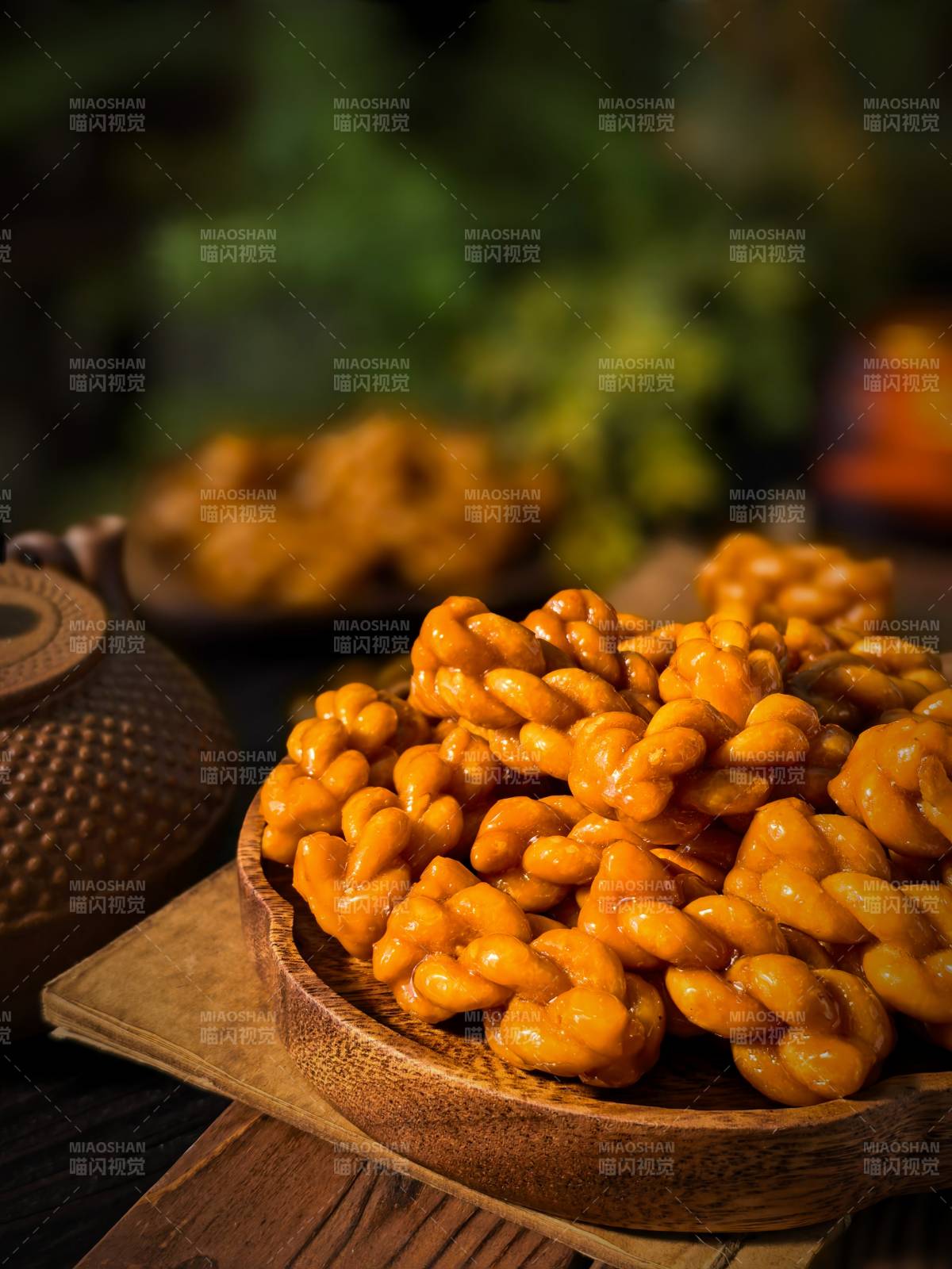 金黃麻花誘人美味