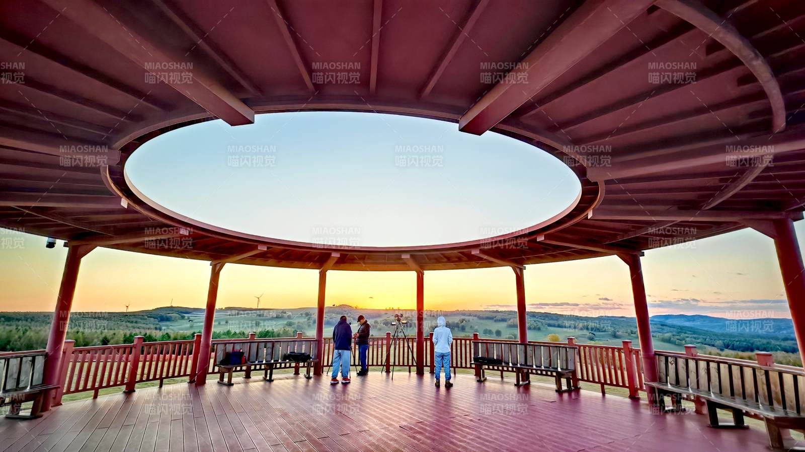 御道口观景台夕阳美景