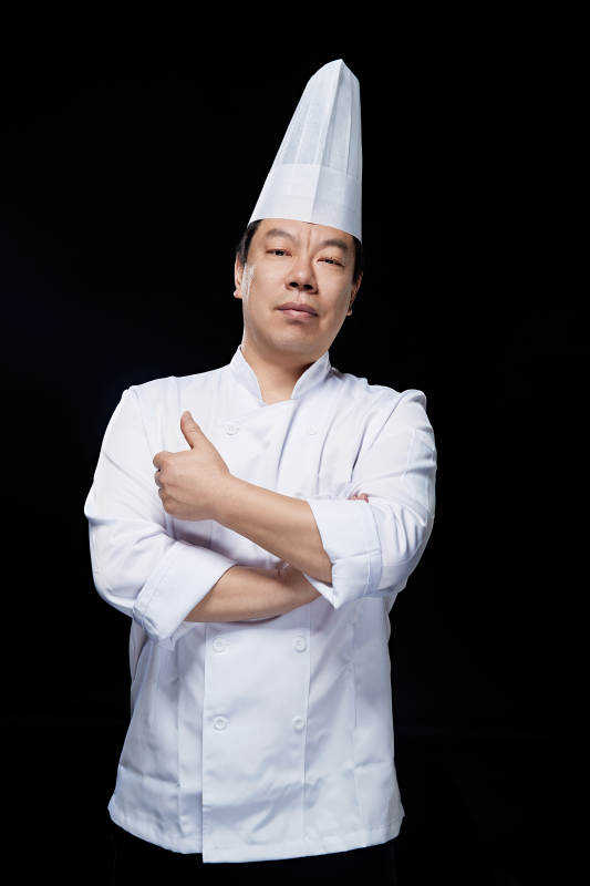 星级酒店面点厨师人物形象展示