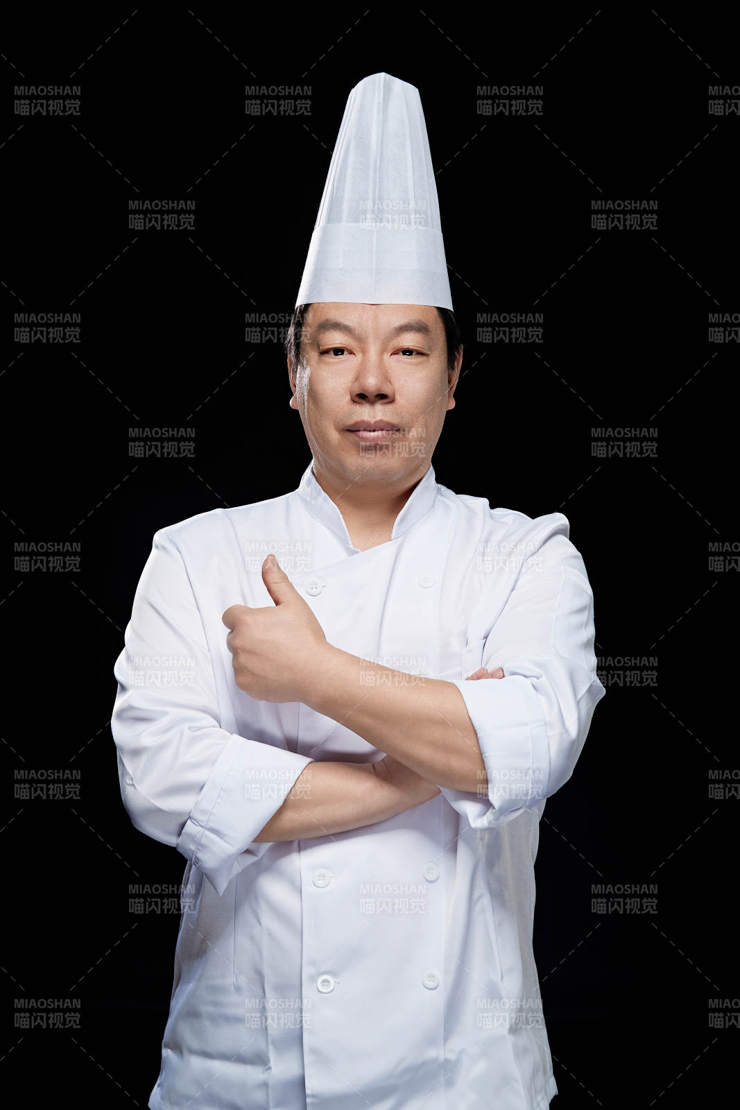 星級(jí)酒店面點(diǎn)廚師人物形象展示