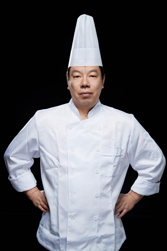 星级酒店面点厨师人物形象展示