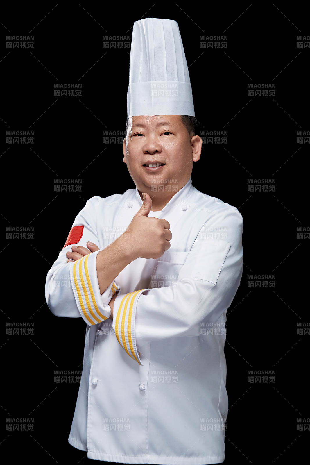 酒店厨师长人物形象展示