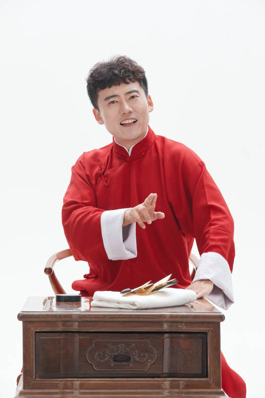 中国传统曲艺相说书人演艺术形象