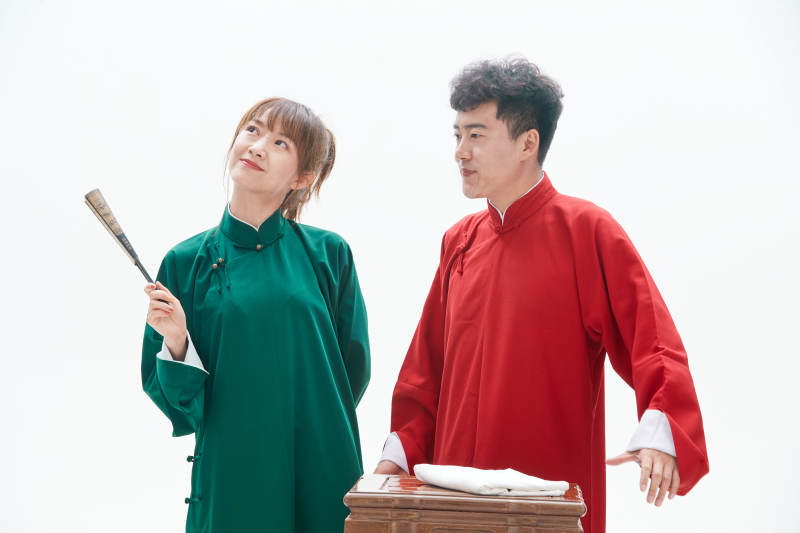 中国传统曲艺对口相声表演艺术形象