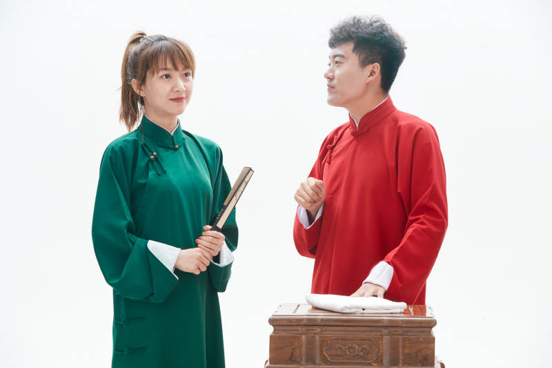 中国传统曲艺对口相声表演艺术形象