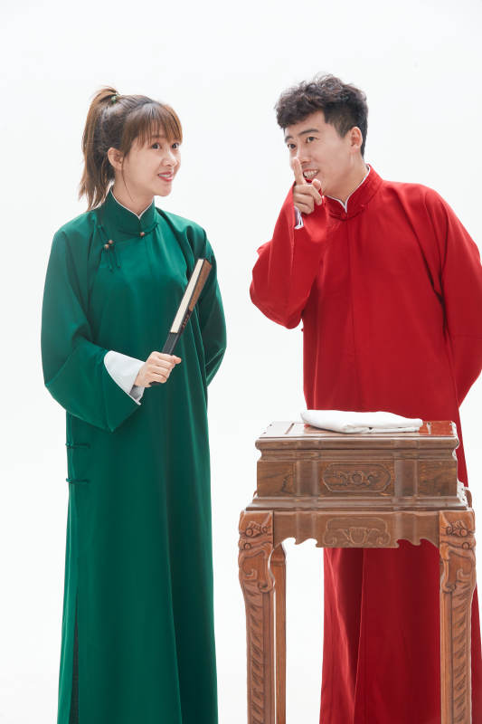 中国传统曲艺对口相声表演艺术形象