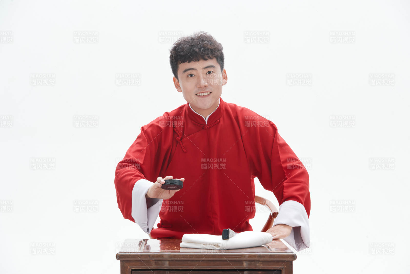 中国传统曲艺相说书人演艺术形象