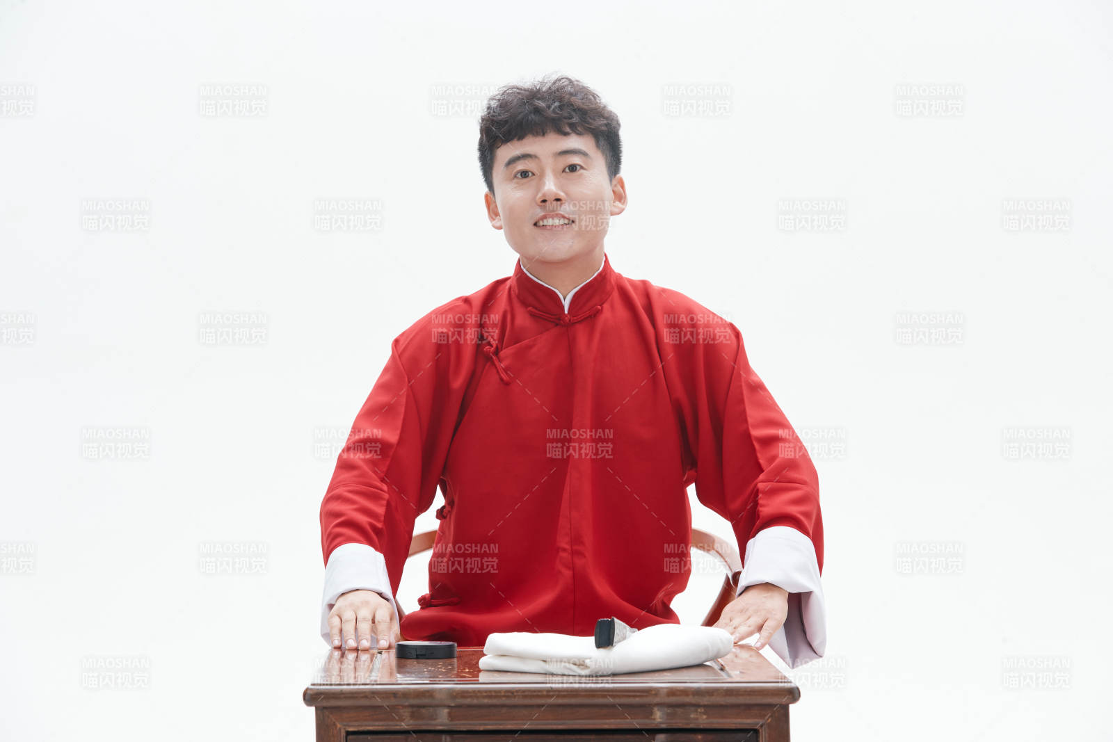 中国传统曲艺相说书人演艺术形象