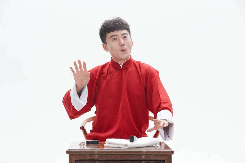 中国传统曲艺相说书人演艺术形象