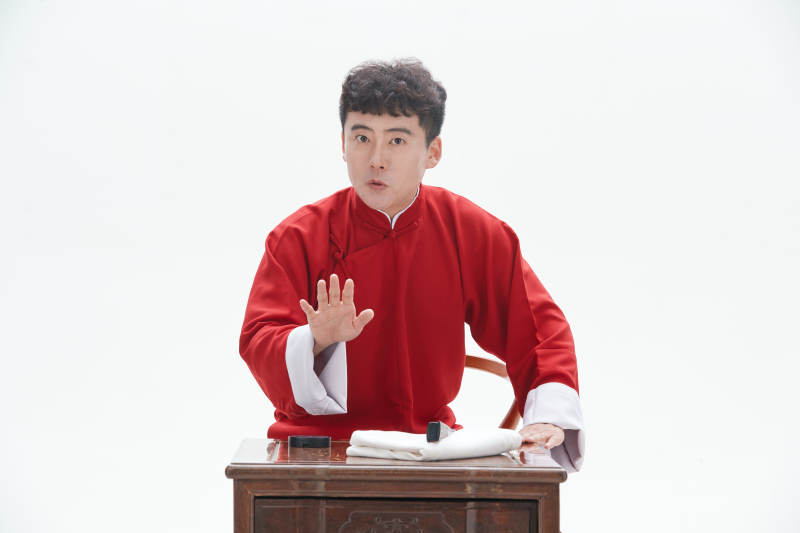 中国传统曲艺相说书人演艺术形象