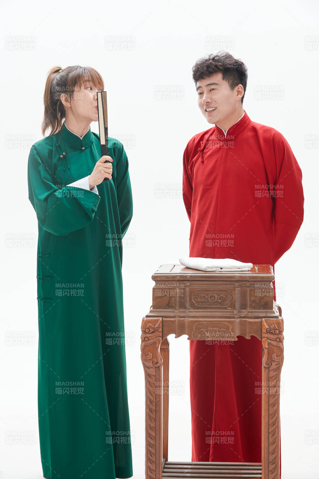 中国传统曲艺相说书人演艺术形象