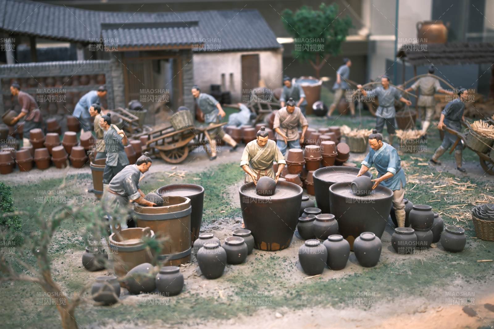古代制陶场景