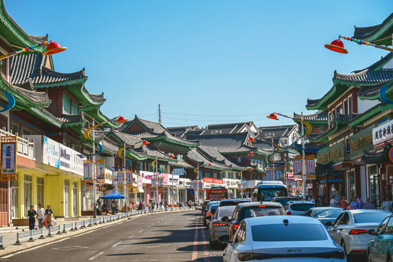 延边民俗园古街风情