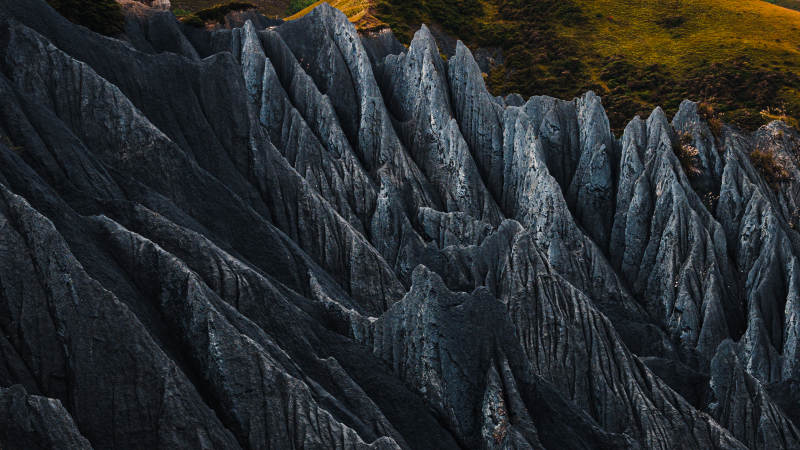 墨石公園嶙峋山脊