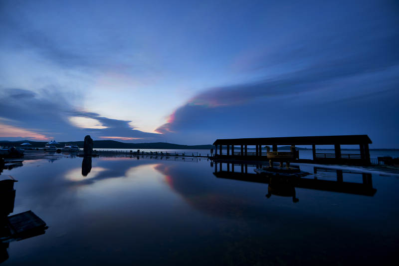 中国河北省张家口地区沽源县天鹅湖景区夏天